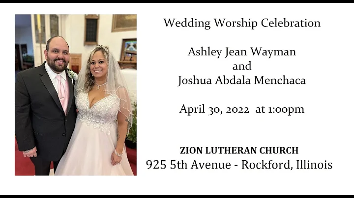Wedding celebration for Ashley and Joshua