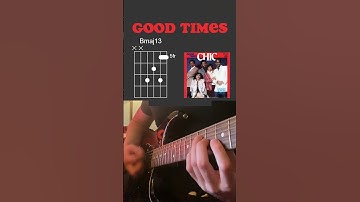 Thumbnail of Good Times - CHIC | Guitar Chords | #shorts