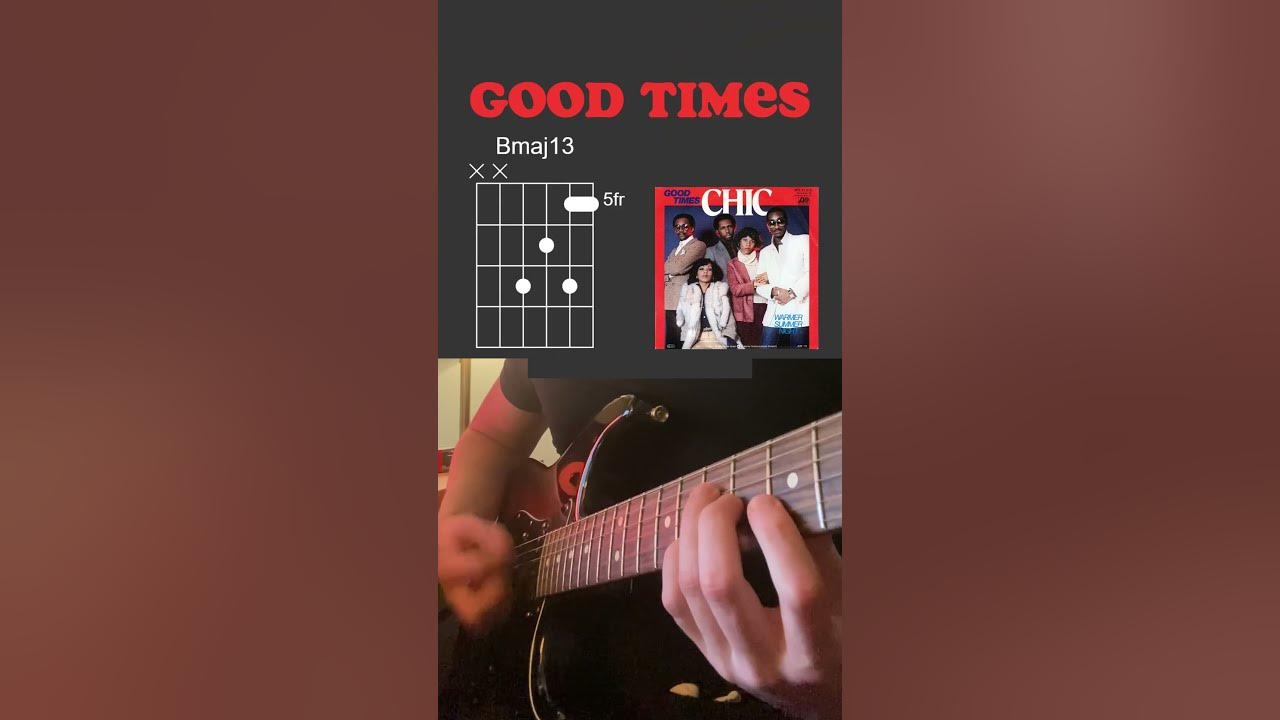 Good Times - CHIC | Guitar Chords | #shorts