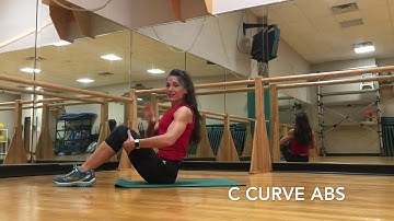 C Curve Abs and Variations Tutorial - Barre and Pilates Core Finisher Workout