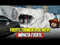 FUERTE TORMENTA DE NIEVE DEJA TODO PARALIZADO