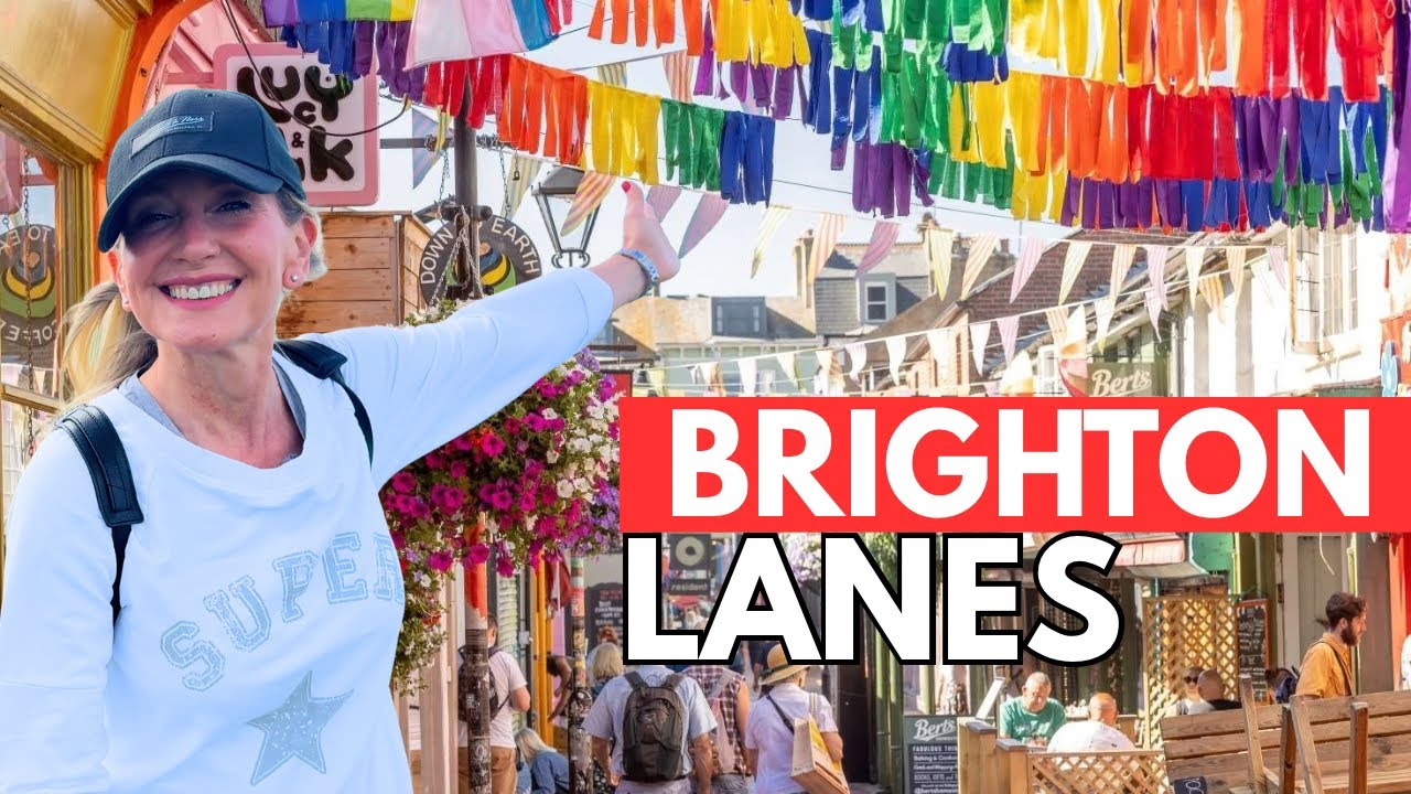 Exploring Brighton’s Secret Lanes Maze! Shopping Vlog