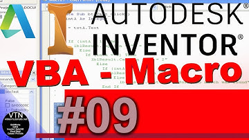 AutoDesk INVENTOR VBA 09 ( Putting Dates in Variable )