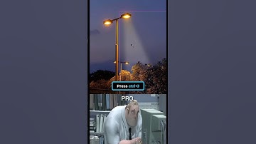 How to create a Realistic Street Light Effect using Photoshop #photoshop #shorts