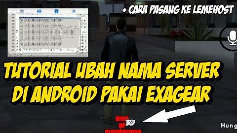Cara Ubah Textdraw Nama Server Di Android + Cara Pasang Di Lemehost