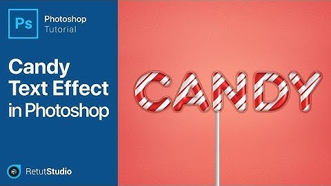 Photoshop Tutorial - Create a Glossy Candy Text Effect