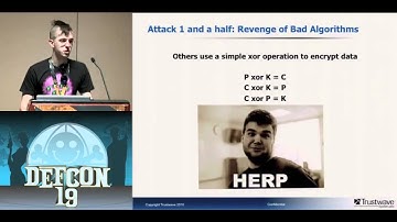 DEFCON 19 (2011) - Speaking with Cryptographic Oracles