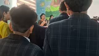 Speaking special prayer