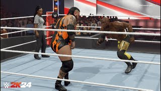 WWE 2K24 - Bobby Lashley vs. Bronson Reed
