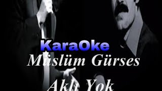 Aklı Yok Fikri Yok (Müslüm Gürses) Arabeks Karaoke Türkçe Piano Karaoke Resimi
