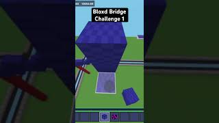Bloxd Bridge Challenge 1 #bloxd #minecraft #bloxdio #roblox #bedwarsspeedrun #gaming #bedwars
