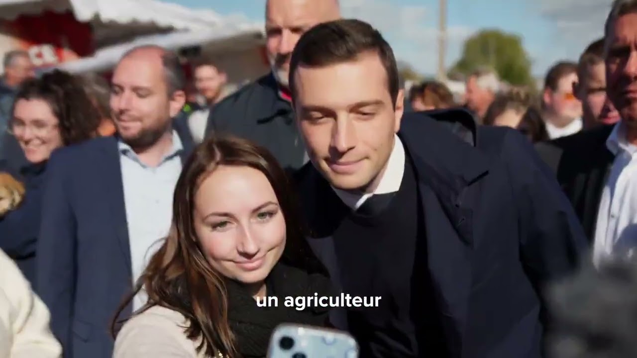 Visite triomphale de Jordan Bardella à la Foire de Poussay 2023