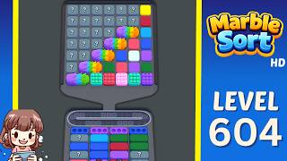 Marble Sort Level 604 Solution Walkthrough