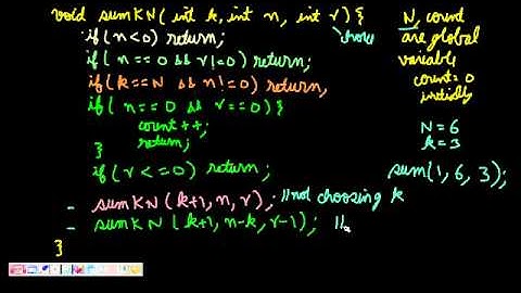 Programming Interview: Find number of ways to select k numbers from 1 to N that add to N