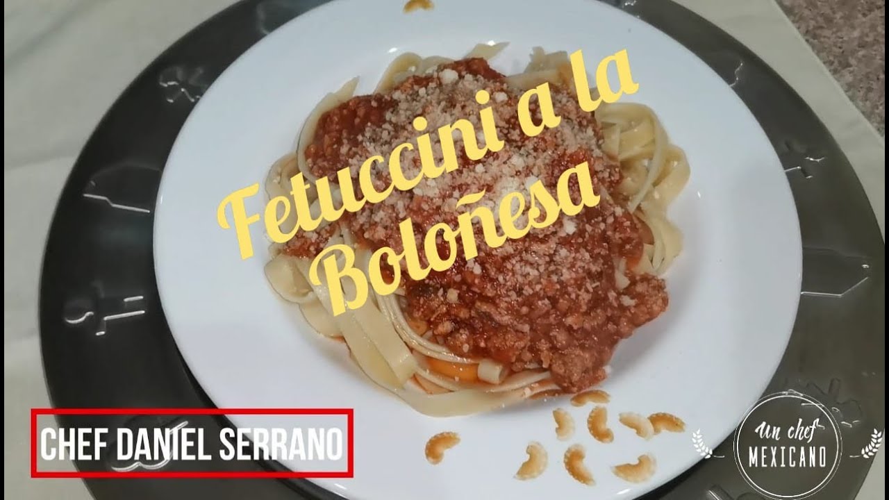 Fácil y Deliciosa Receta de Fetuccini a la Boloñesa