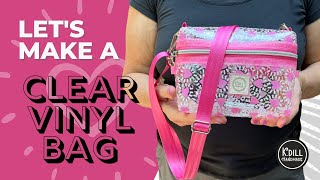 Making a Modified Boxy Clear Vinyl Bag