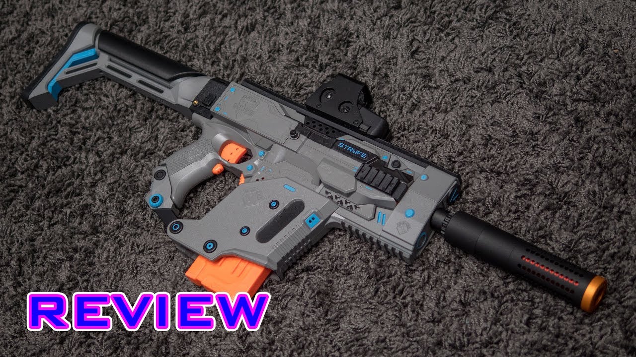 [MOD] Nerf Stryfe Modification | KRISS Vector Cosmetic Kit - YouTube