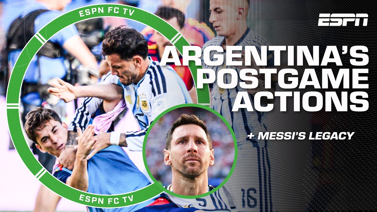 REACTION to Argentinian players FIGHTING with Spain after World Cup Final + Messi's legacy | ESPN FC