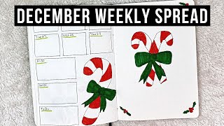 December 2022 Bullet Journal Weekly Spread | PLAN WITH ME