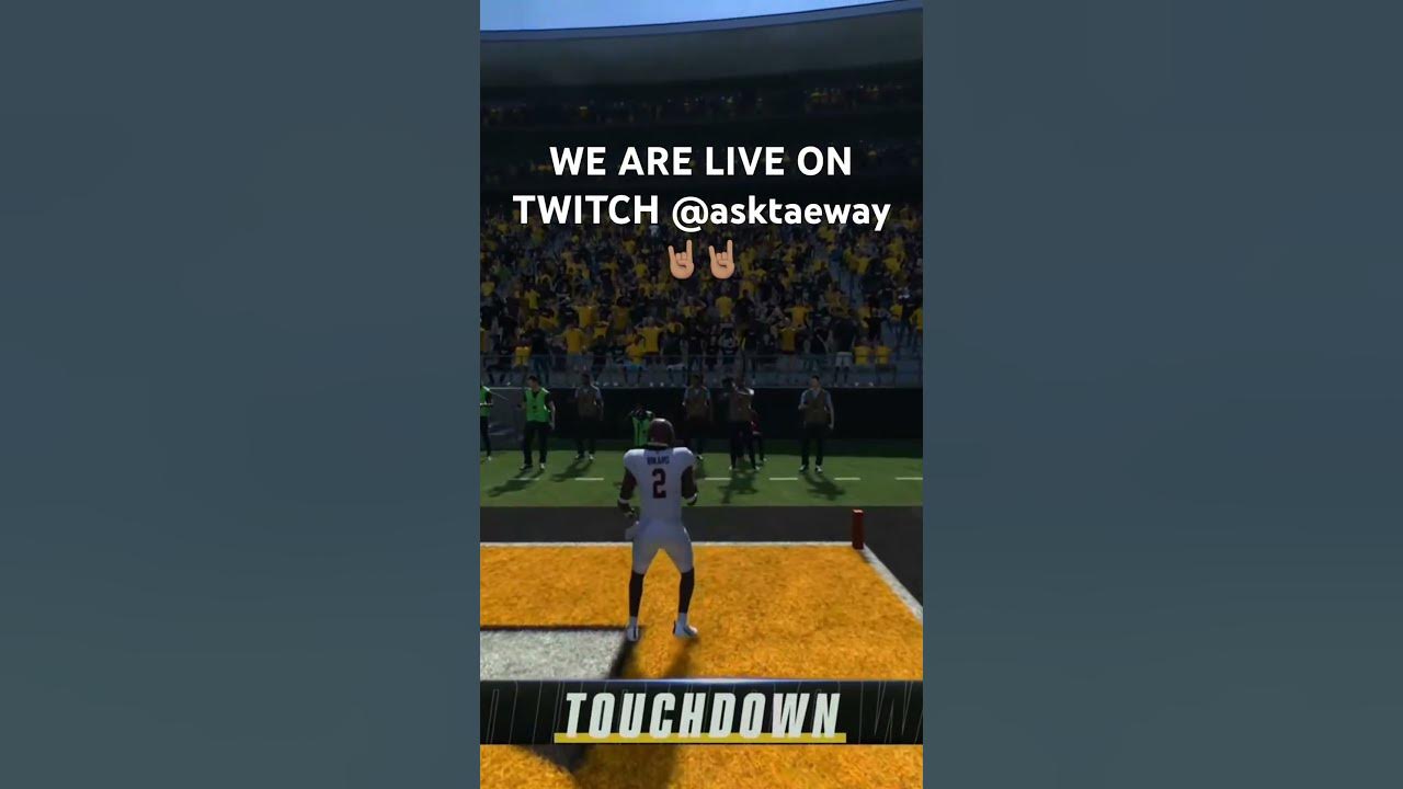 Come join me on twitch https www twitch tv asktaeway ncaa chillguy