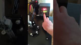 how to set a generic heat press time and temp