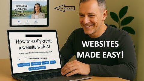 How to create a Simple yet Professional Looking Website with the Wordpress.com AI Website Builder