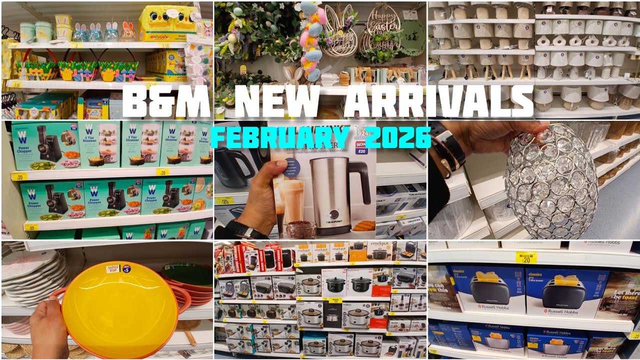 Покупки в B&M | Новинки для дома и пасхальные подарки 2026.