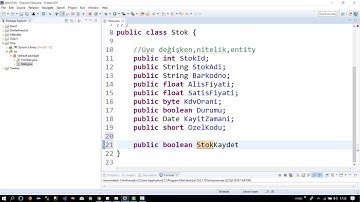Java Programlama Dersleri 15 - Java Nesne Yönelimli Programlama Giriş(OOP)