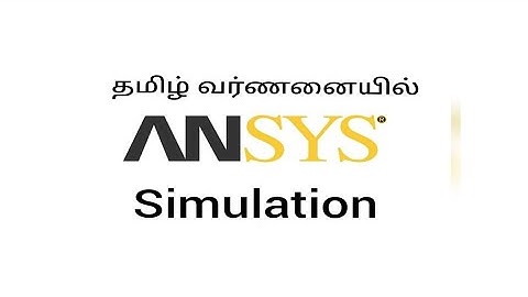 Conduction heat transfer Ansys simulation in Tamil