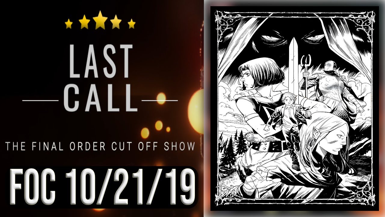 Comic Book Final Order Cut Off Foc For 10212019 - 