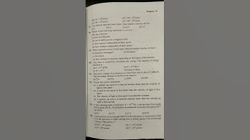 B.sc 4th semester physics relativity experimental background MCQ