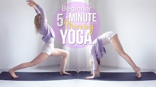 5-Minute Morning Yoga // Beginner