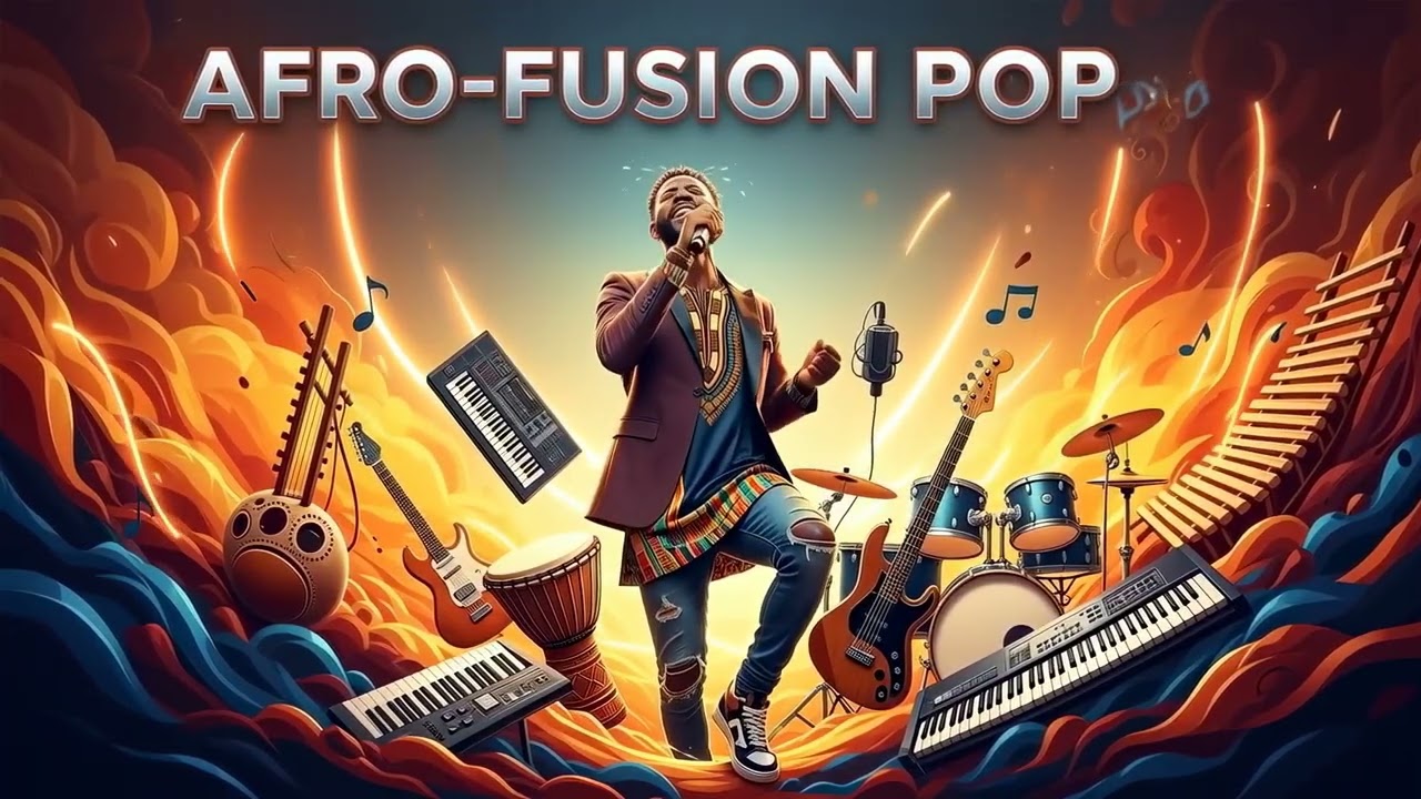 Afro Warrior Ignites the Stage 🔥🔥 | Epic Afro-Fusion Pop Blast in a Fiery Dreamscape!