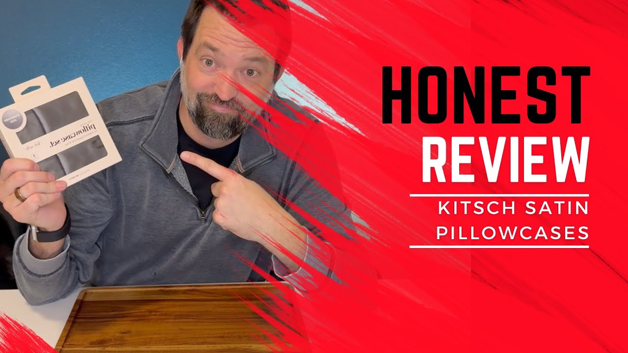 Kitsch Satin Pillowcase - Softer Than Silk Pillow Cases Review - Why we switched to these!
