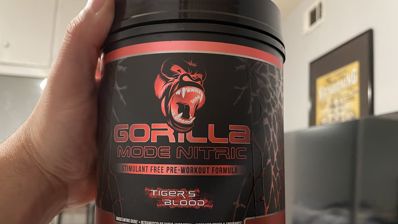 Gorilla Mode Nitric Stimulant Free PreWorkout Review YouTube