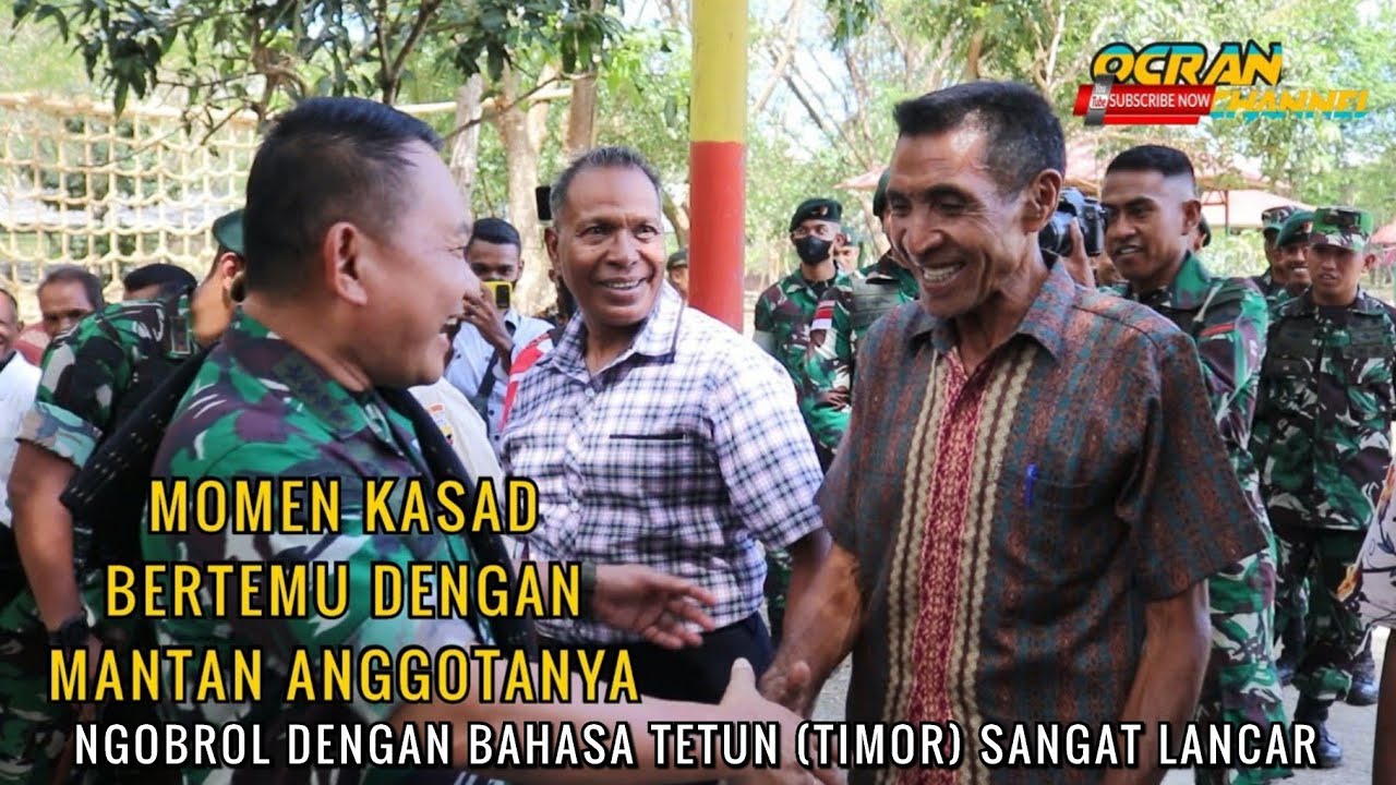 Kunjungi Belu (Atambua), KASAD Jenderal TNI Dudung Reuni Dengan Mantan Anggotanya