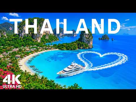 Thailand 4K 🇹🇭 Phuket, Krabi & Phi Phi Islands | Tropical Paradise Deep House 2026