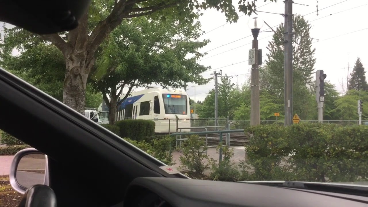 trimet max blue line to hillsboro at beaverton tc YouTube
