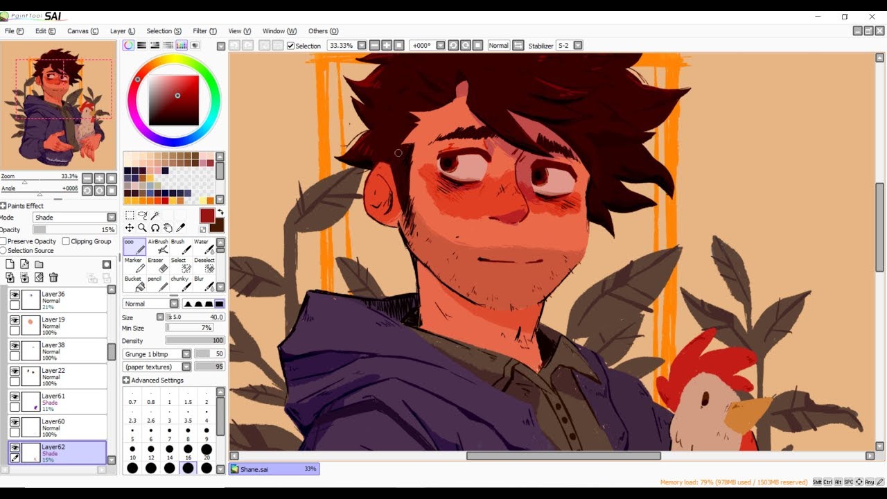 (Speed paint) chickens - Stardew Valley 