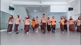 Ojo Dibandingke X Manis Sekali Line Dance / Choreo by Denka Ndolu / Demo by 7 Gym & Studio Palembang