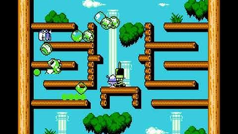 Bubble Bobble Part 2  1993 (NES) Gameplay