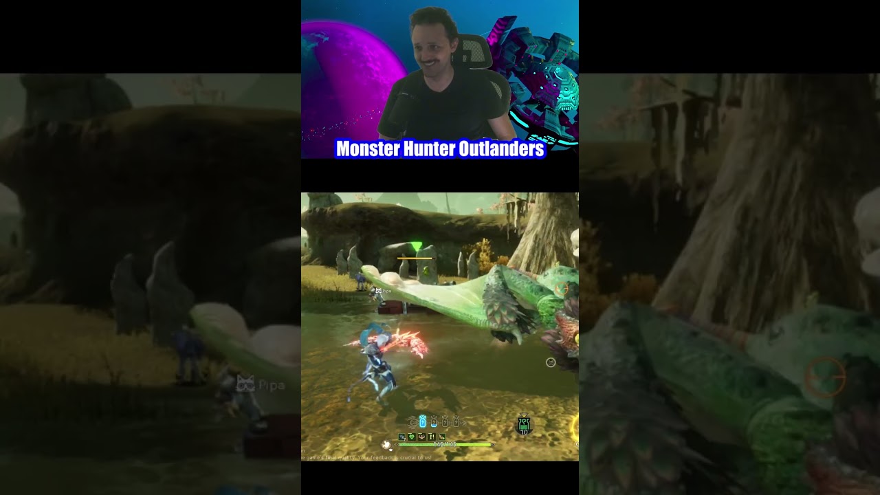 Luka hunts Pukei-Pukei | Monster Hunter Outlanders | Closed Beta Test | Mobile #ad