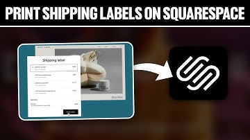 How To Print Shipping Labels On Squarespace Website 2025! (Full Tutorial)