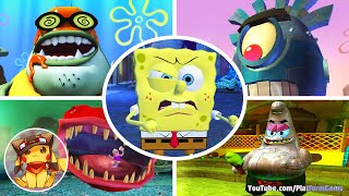 Boss Fights of All SpongeBob Games (With Cutscenes) [2K 60FPS]