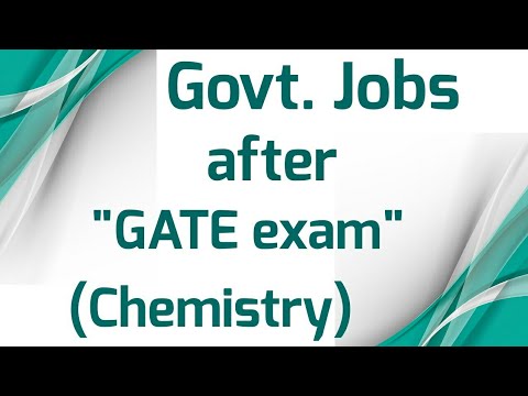 What exactly are good quality oppurtunities after GATE-CHEMISTRY?