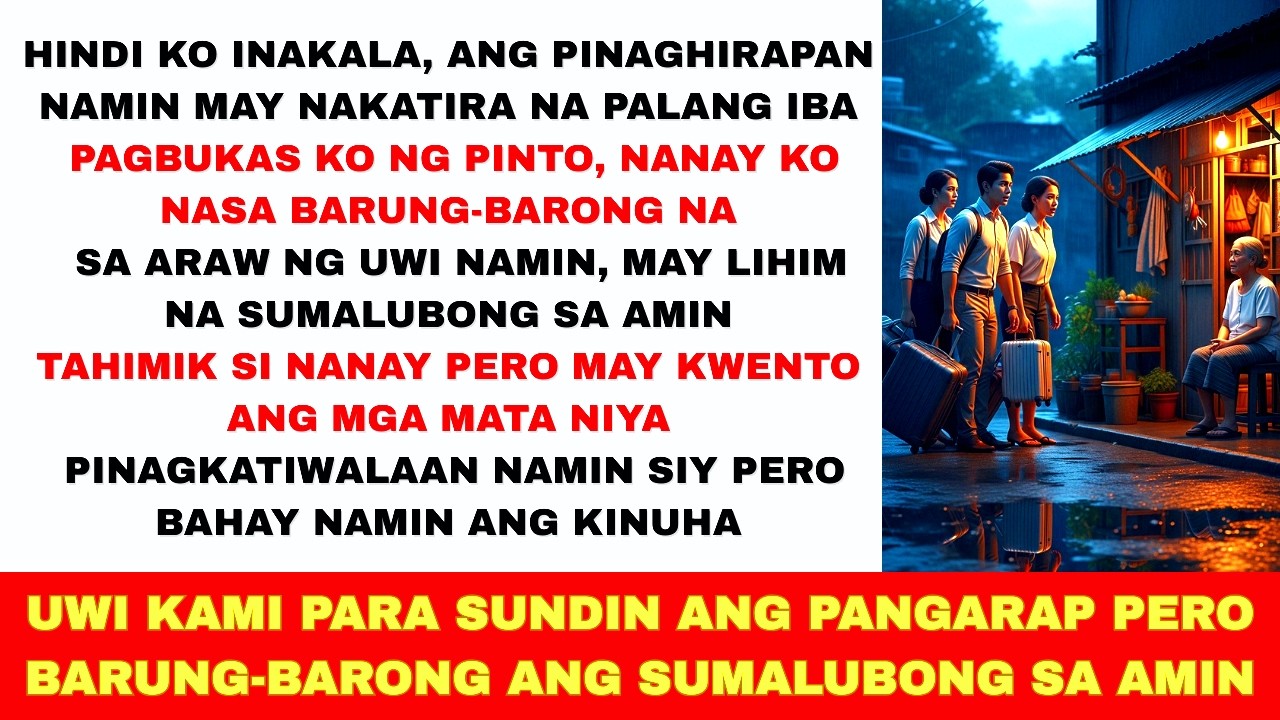 Umuwi ang Tatlong Anak 🧳 Pero Barung-Barong ang Inabutan — Lihim ng Pamilya Nabunyag 😢
