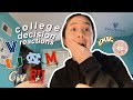 REALISTIC college decisions reaction 2020 *a rollercoaster of emotions*