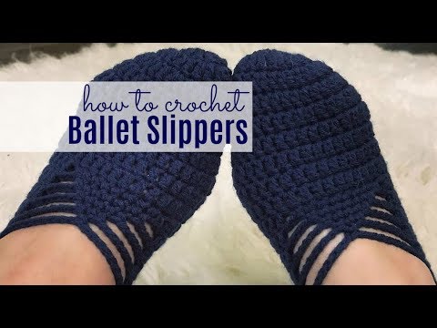 knitted ballerina slippers