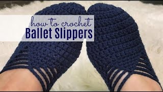 Crochet Ballet Slippers Tutorial screenshot 5