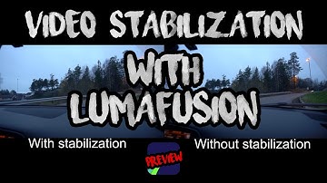 Stabilize VIDEO FOOTAGE in LumaFusion (sample)